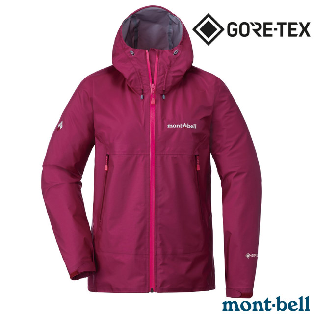 【mont-bell】女 STORM CRUISER GORE-TEX 連帽風雨衣/1128617 CLART 深紫紅✿30E010